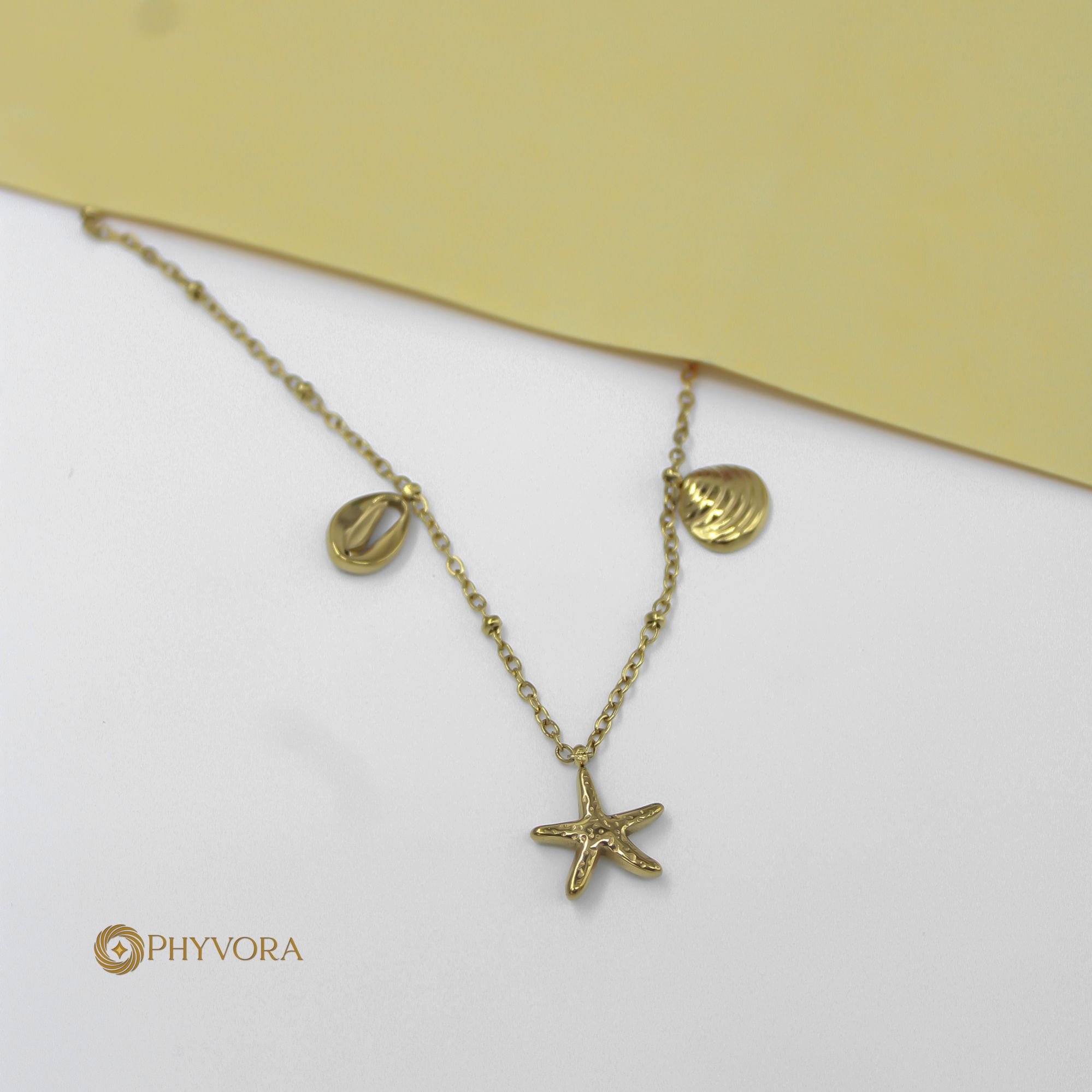 Coastal Muse Trio 18k Necklace