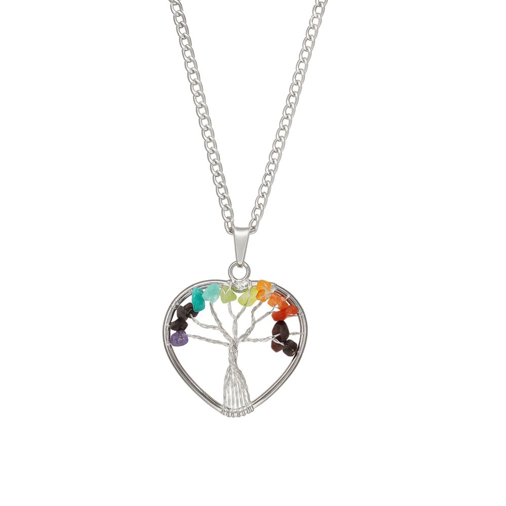 HeartRoot Chakra Tree Necklace