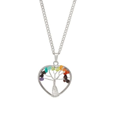 HeartRoot Chakra Tree Necklace